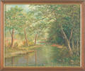 Oil on canvas landscape