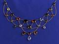 Multicolor Sapphire and Gemset Bib Necklace
