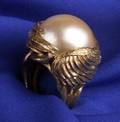 18kt Gold and Mabe Pearl Ring