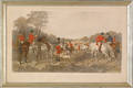 Fox hunt lithograph after Herring
