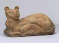 American School 19th20th Century Folk Carving of a Cat