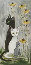 Katherine Seeler American 20th Century Cat Family