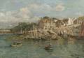 Edmond Marie Petitjean French 18441925 Rowing to Port