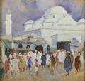 Martha Walter American 19th20th Century The Mosque  Tunis