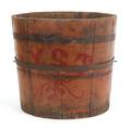 American painted  Oyster  bucket