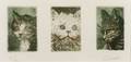 American School 20th Century Lot of Three Cat Prints