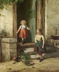 Jan Walraven Dutch b 1827 Mischief Makers