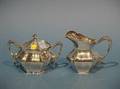 Reed and Barton Sterling Silver Creamer and Covered Sugar Set