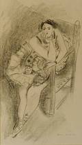 Henri Matisse French 18691954 Danseuse au Fauteuil en Boi