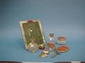 Ten Sterling Silver and Plated Mounted Dresser Items