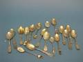 Eighteen Assorted Sterling Silver and Plated Souvenir Spoons