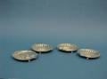Set of Four Gorham Sterling Silver ShellForm Dishes