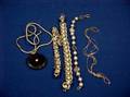 Two Gold and Pearl Bracelets and Three other Articles