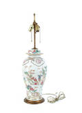Chinese export porcelain table lamp