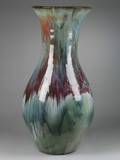Monumental Art Pottery Garden Room Vase