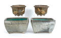 Two pair of Chinese ceramic planters