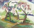 Hazel Finck American 18941977 Orchard in Bloom