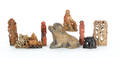 Group of Chinese soapstone figures Provenance Pennsylvania educational institution
