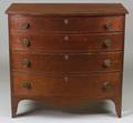 Federal Cherry Bowfront Chest of Drawers
