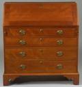 Chippendale Cherry Slantlid Desk