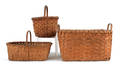 Three splint gathering baskets