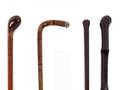 Group of 4 Wood Walking Sticks or Canes