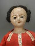 PinkToned WaxoverPapier Mache Doll