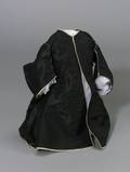 Mid19th Century Black Silk Lady Dolls Coat