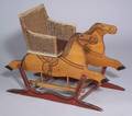 EmbossedWood Childs Gliding Horse