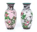 Pair of Chinese cloisonn vases