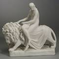 Minton Parian Figure of Una and the Lion