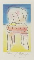 Peter Max GermanAmerican b 1937 The Chair