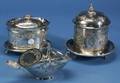 Three English Silverplate Tablewares