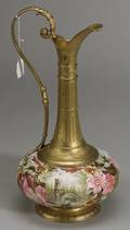 Gilt Metal Mounted Porcelain Ewer
