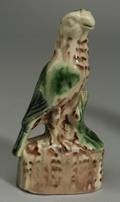 Lead Glazed Creamware Model of a Parrot