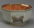 Wedgwood Octagonal Butterfly Lustre Bowl