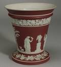 Wedgwood Crimson Jasper Dip Vase