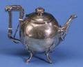 Ball Black  Co Sterling Aesthetic Movement TeteaTete Teapot