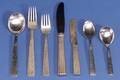 Danish Modern Sterling Partial Flatware Service