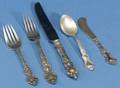 Partial Watson Company Meadow Rose Flatware Service