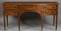 George III Style Inlaid Mahogany Sideboard
