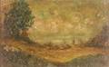 Attributed to Ralph Albert Blakelock American 18471919 Pastoral Scene