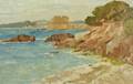 American School 20th Century Summers Day A Coastal View