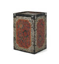 Chinese painted tea bin