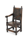 Jacobean childs wainscot chair