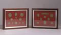 Two Framed Panels of Amulets