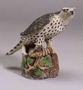 Bisque Ware Figure of a Hawk