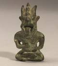 Bronze Seated Figure of a Demon