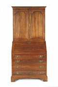 Chippendale style cherry secretary desk