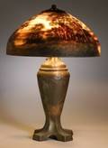 Handel Reverse Painted Landscape Table Lamp